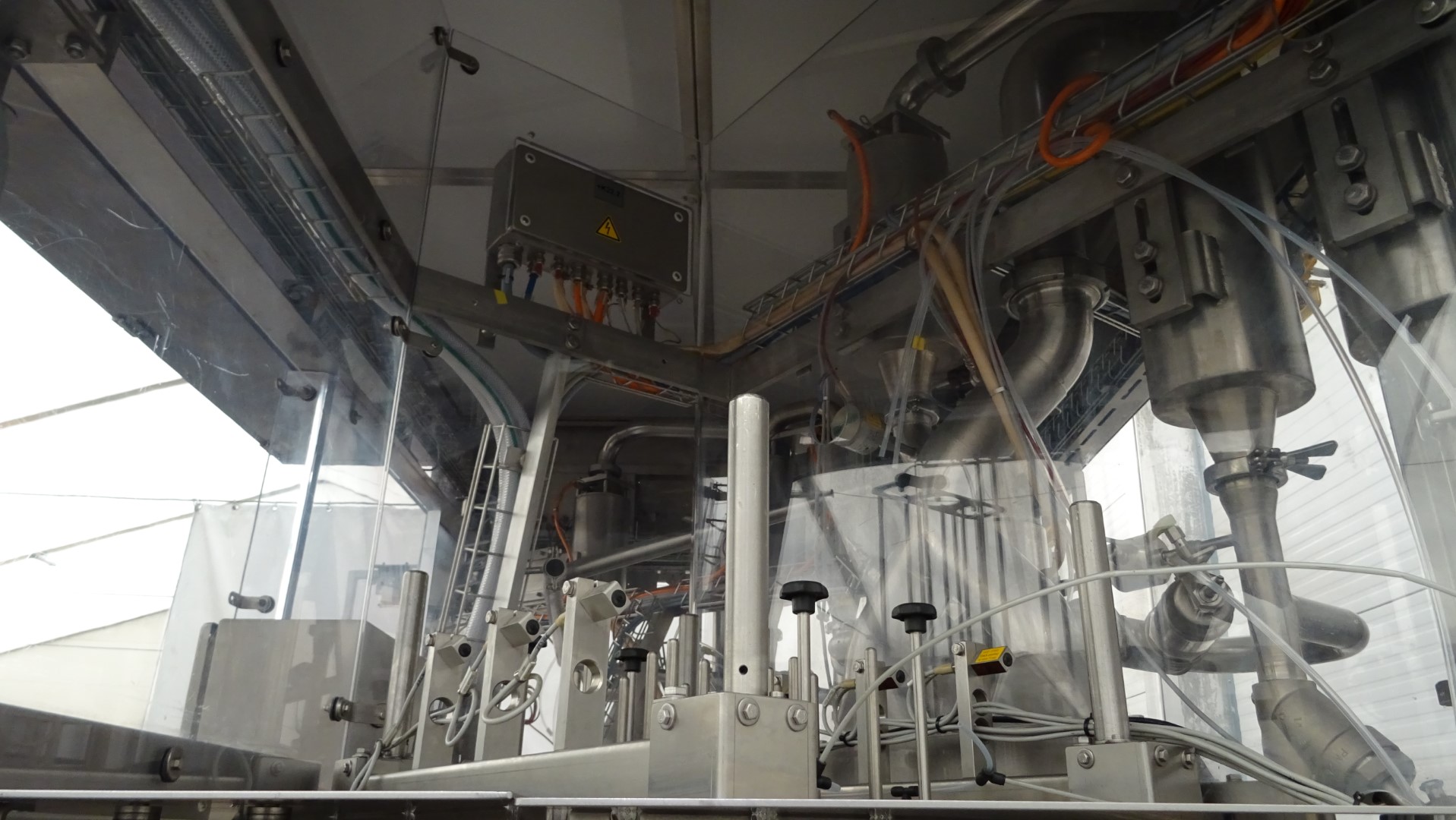 Used Aseptic cup filling, sealing and snap cap machine - Waldner Dosomat 16.6AS