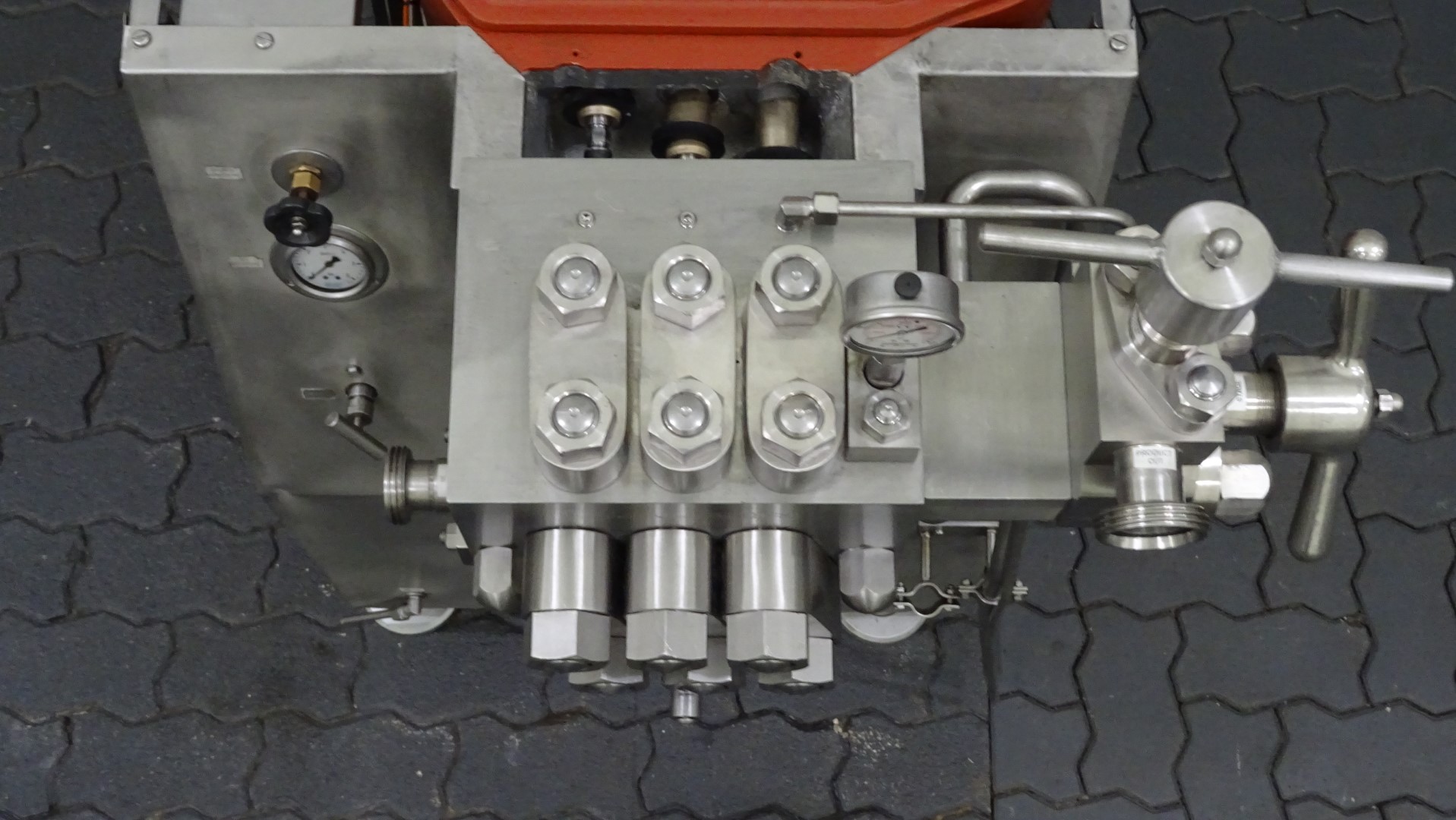 Used UHT Pilot plant with aseptic homogeniser and filling chamber - APV UHT pilot + Gaulin 396 MCP 4-2,5TBS