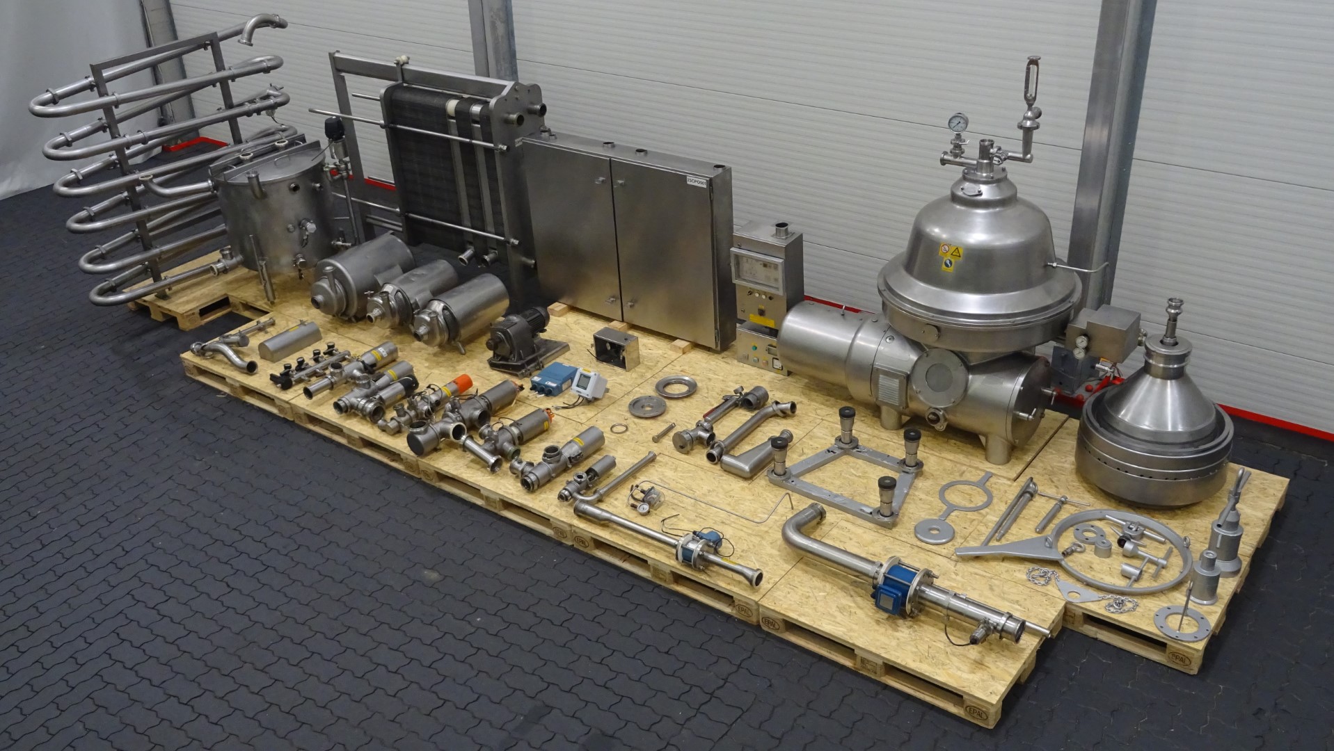 Used Pasteurization line - APV - GEA Westfalia / N35 - MSA 200-01-076