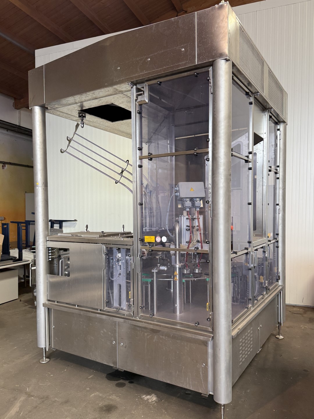 Used Cup filling and sealing machine Grunwald Rotary 12.000E/1-/2