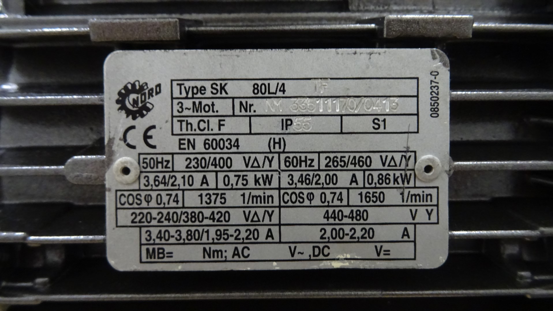 Used Progressing Cavity Pump / Mono Pump / Screw pump - Netzsch NM031BY02S12B