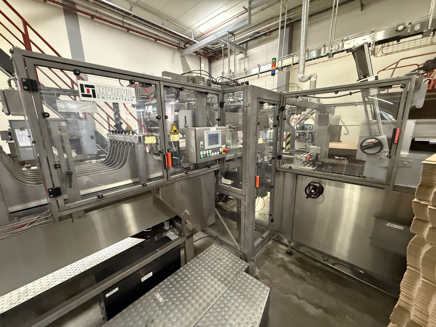 Used Complete can filling and closing line for liquids (nutrition) in 250 gram aluminium cans