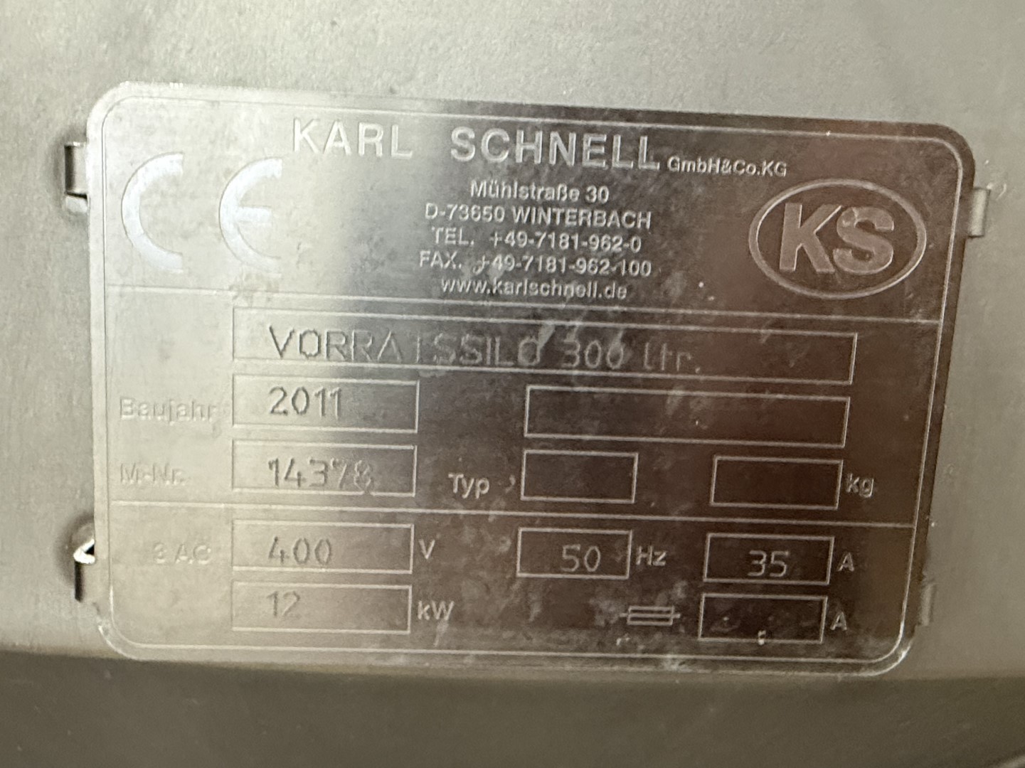 Used Complete processing line for the production of processed UHT cheese - Karl Schnell - 200 up to 750 kg per hour