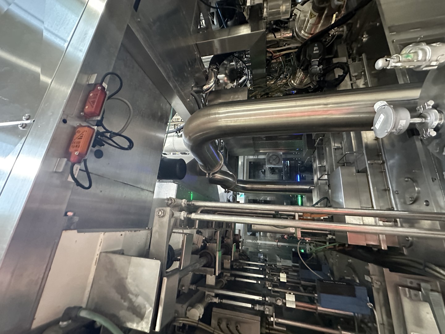 Used Aseptic Carton Filling Line: Shikoku S-PS80HA + 3x Elopak PLA-S30 Applicator + Oystar A+F Packer