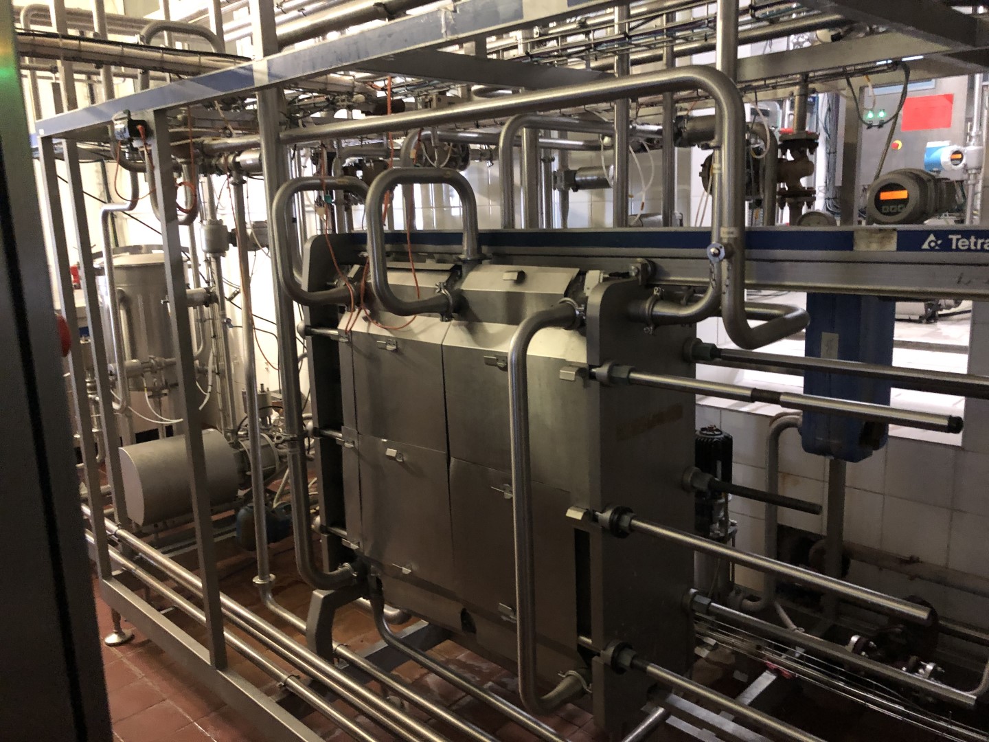 Used Micro Filtration Unit (MF) Tetra Pak Tetra Allcross MB 1x M74 / 1x M19 + Cream Pasteurizer C6-SR