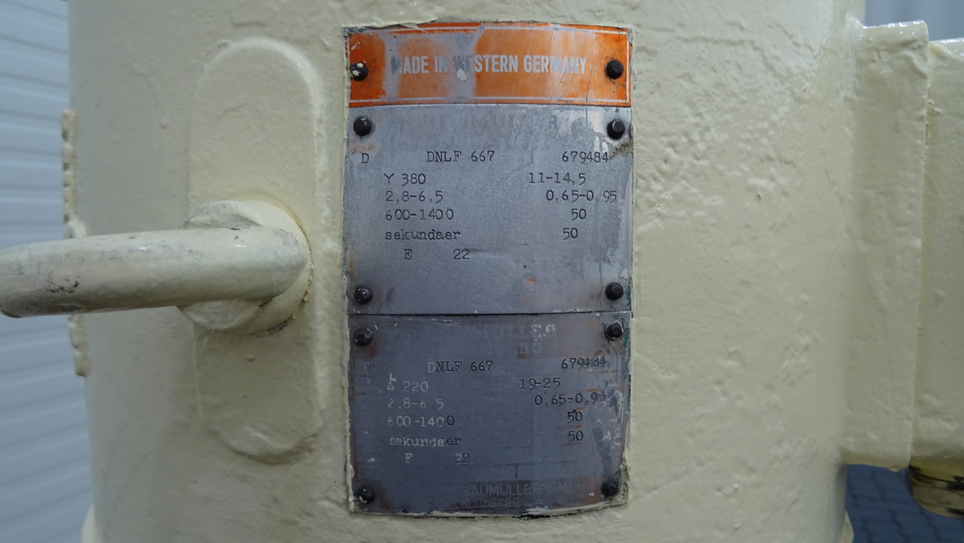 Used High Pressure Pump - Gerstenberg & Agger HT-P D-1-53-4
