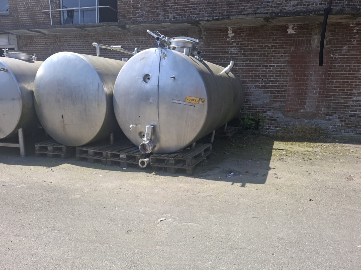Used 5x CIP Tanks 9.200 ltr each - BMR Engineering