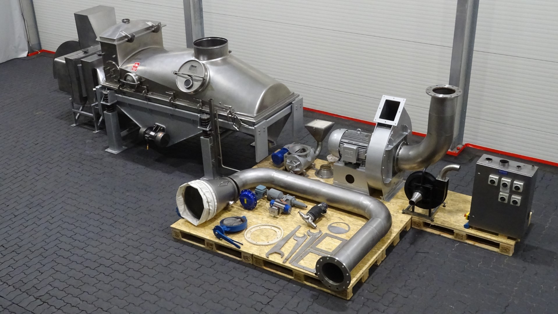 Used Mercer A.P.S. - Fluidbed Dryer