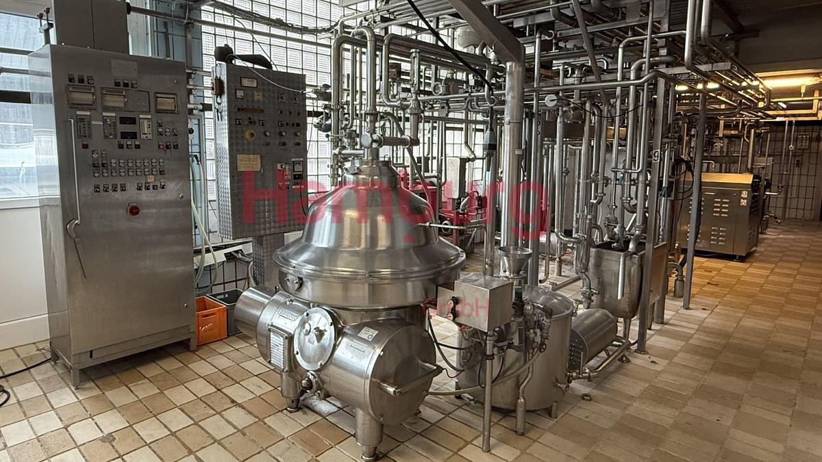 Used Complete Pasteurisation line - 12.000 liter per hour - GEA Ahlborn / Westfalia / HST