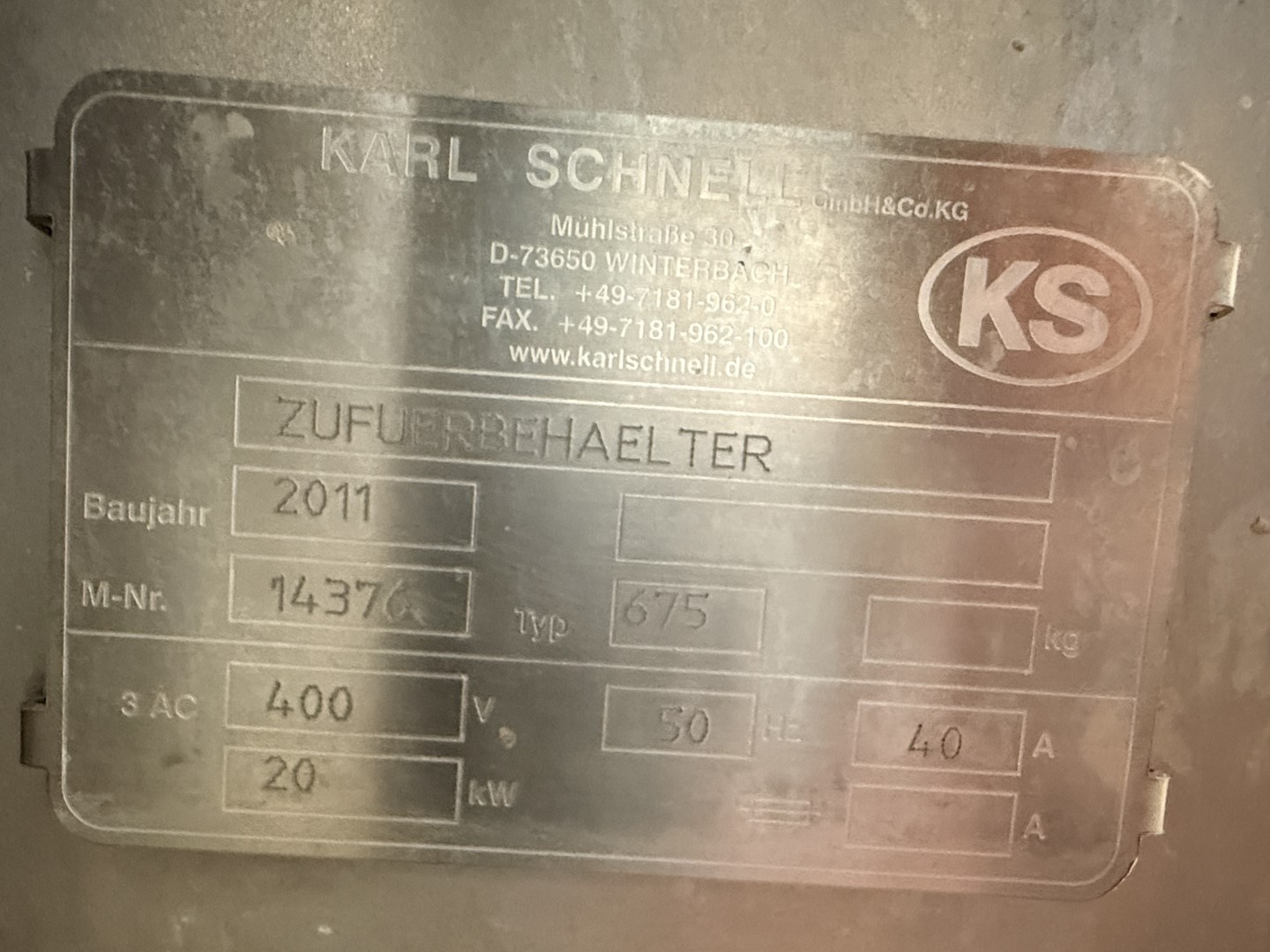 Used Complete processing line for the production of processed UHT cheese - Karl Schnell - 200 up to 750 kg per hour