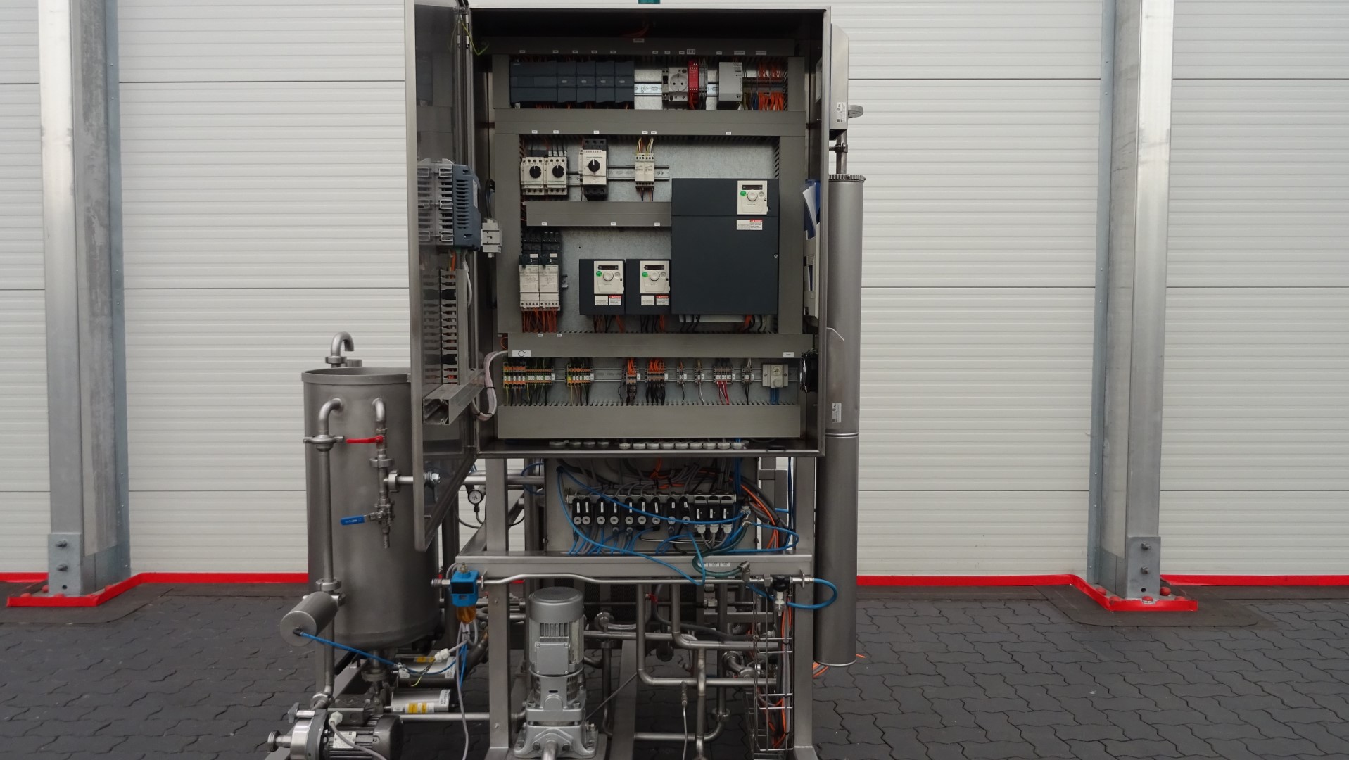 Used UHT Pilot plant with aseptic homogeniser and filling chamber - APV UHT pilot + Gaulin 396 MCP 4-2,5TBS