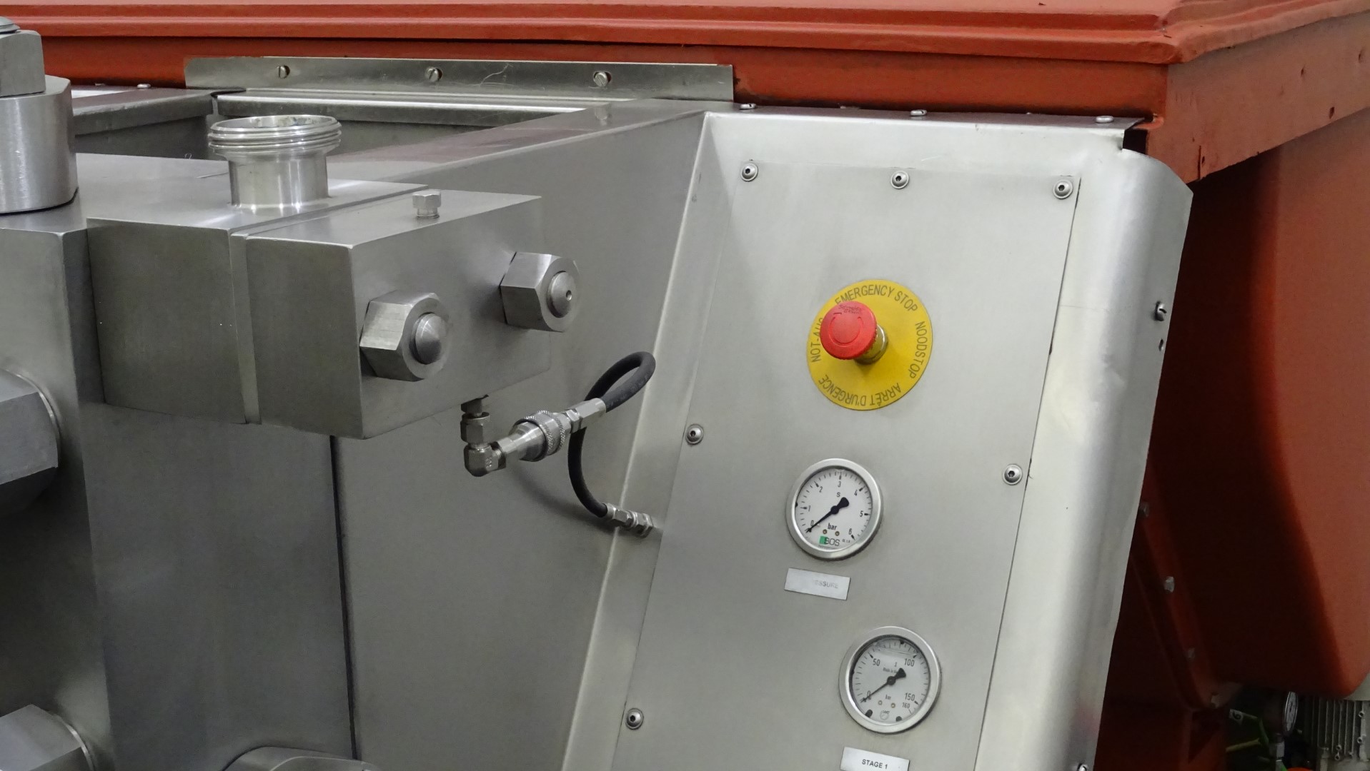 Used High Pressure Homogeniser BOS Homogenisers MC 45-150P-01