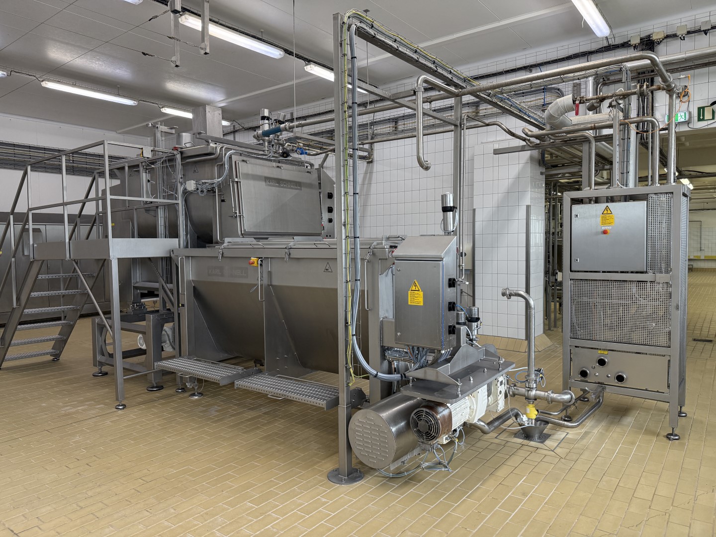 Used Complete processing line for the production of processed UHT cheese - Karl Schnell - 200 up to 750 kg per hour