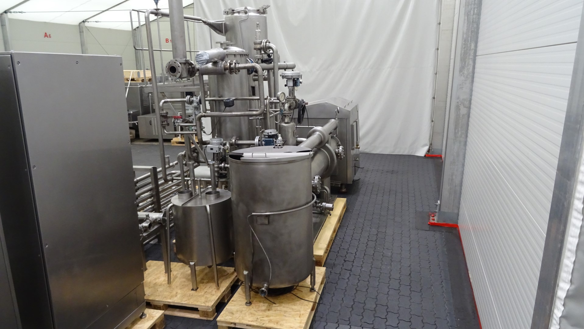Used Direct steam injection (DSI) UHT with aseptic homogeniser - APV DSI + APV Gaulin MC 45-5TPSX