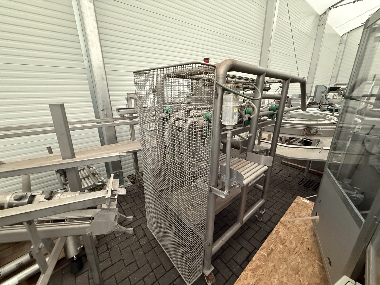 Used Gouda Euroblock Cheese Plant for 100.000 liter of milk per day - 10.000 kg of Gouda cheese per day
