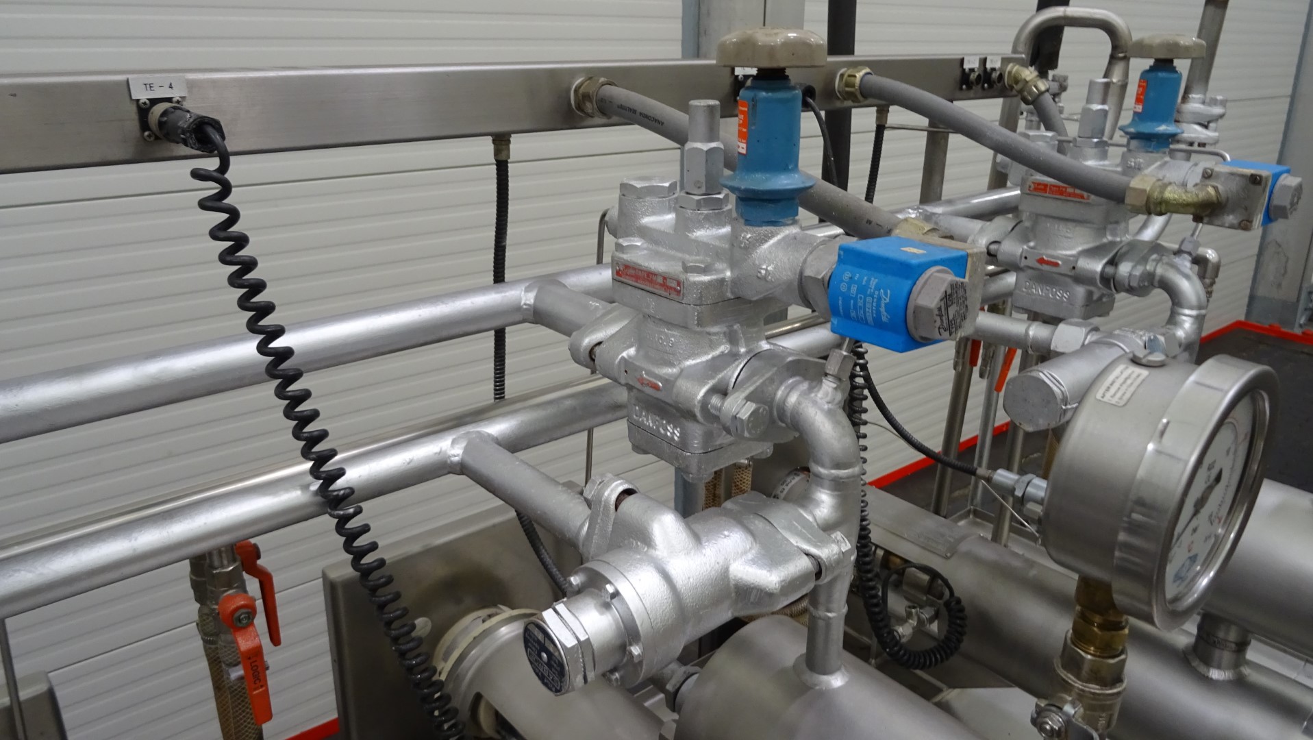 Used Margarine Pilot Plant - Gerstenberg & Agger HP Pump + Perfector 3x57 + Pin rotor + Inverter and Cooling Unit R22