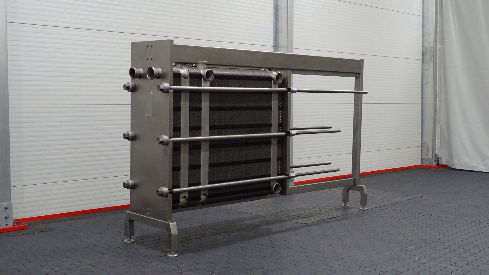 Used Milk Pasteuriser / Plate Heat Exchanger / PHE Alfa Laval Front 10-RH