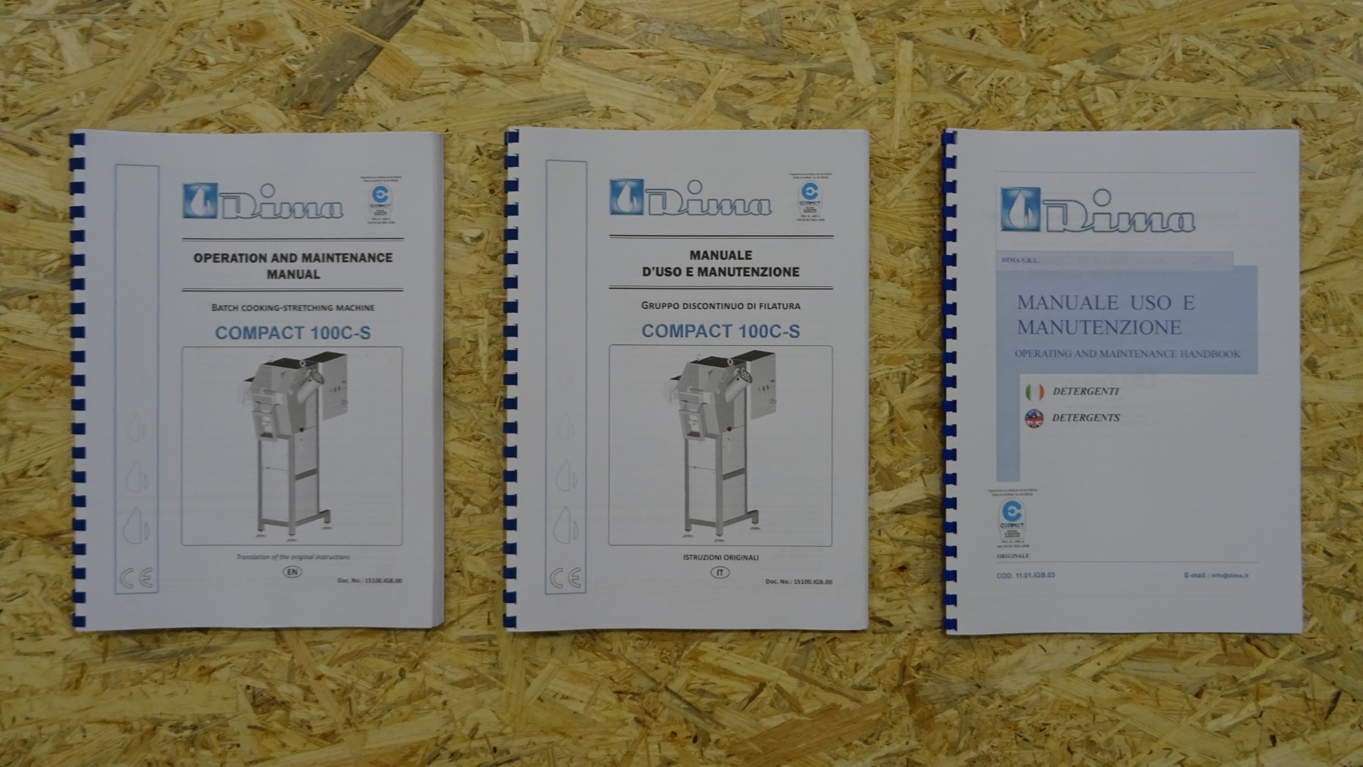 Used Unused Mozarella Batch Cooking Stretching Machine - Dima Compact 100C-S