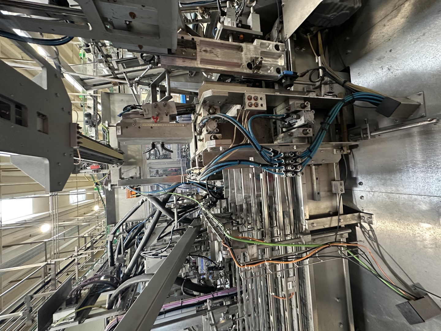 Used Aseptic Carton Filling Line: Shikoku S-PS80HA + 3x Elopak PLA-S30 Applicator + Oystar A+F Packer