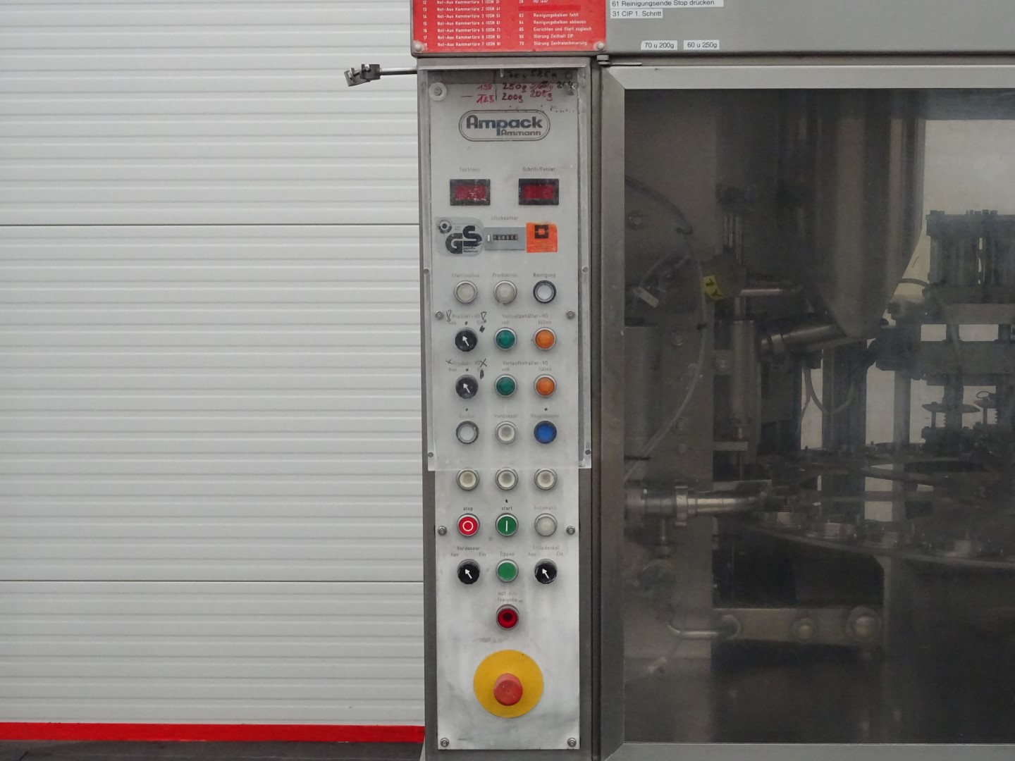 Used Cup filling and sealing machine Ampack Ammann ARL8/2