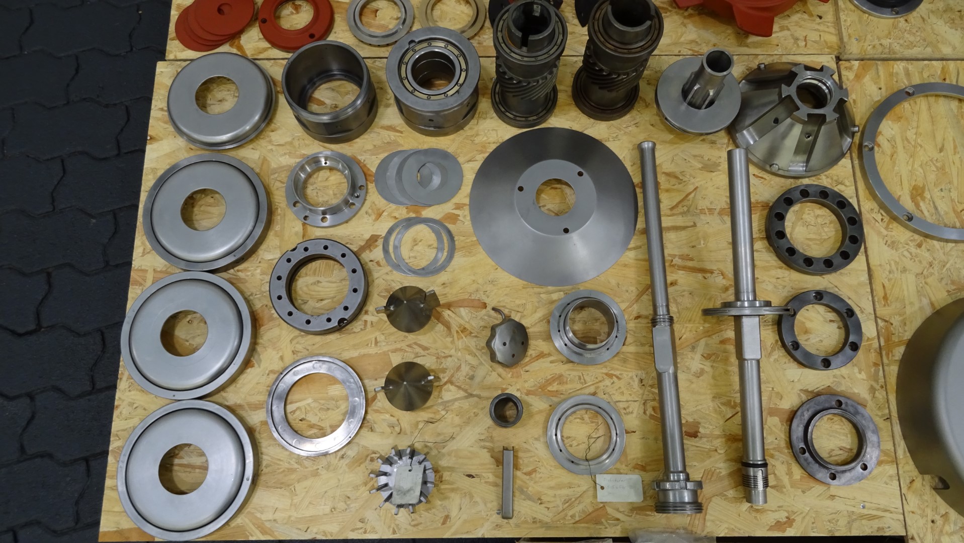 Used Incomplete Cream Separator Alfa Laval MRPX 214-74T with bowl and spare parts