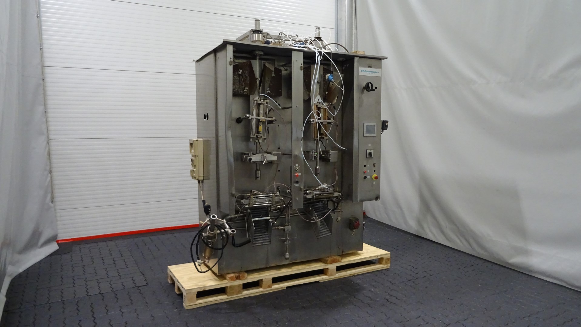 Used Incomplete Automatic Double Head Vertical Form / Fill / Seal Machine (Vertical FFS) - Thimonnier M 3200