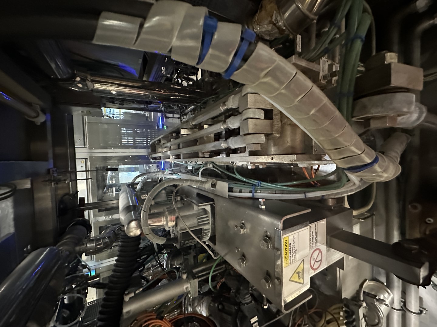 Used Aseptic Carton Filling Line: Shikoku S-PS80HA + 3x Elopak PLA-S30 Applicator + Oystar A+F Packer