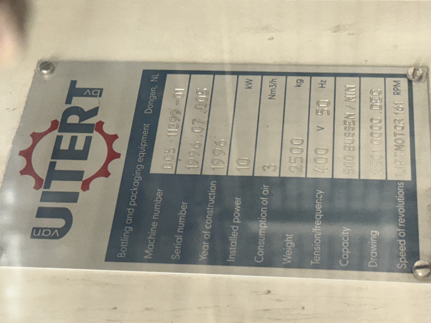 Used Complete can filling and closing line for liquids (nutrition) in 250 gram aluminium cans