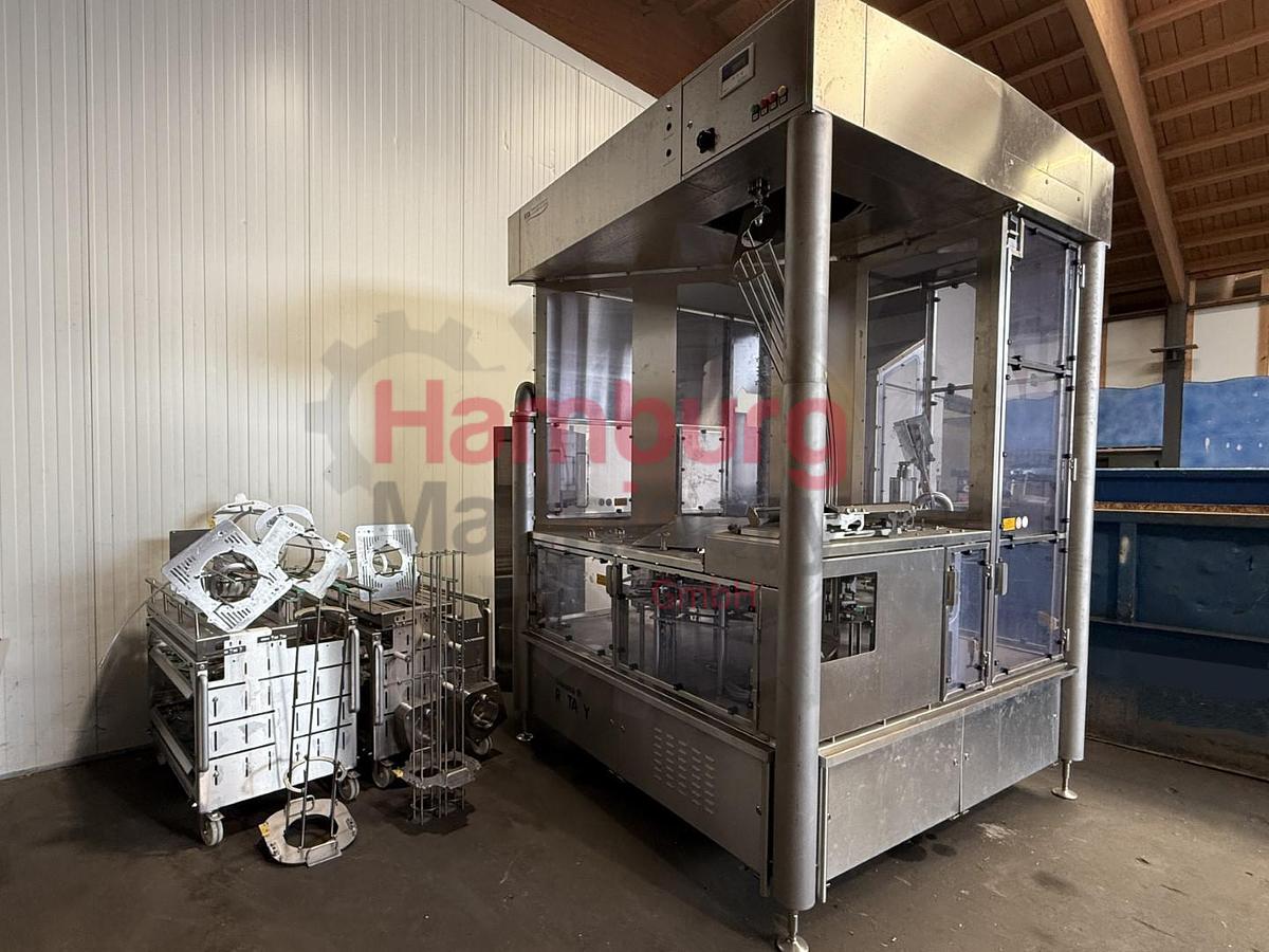 Used Cup filling and sealing machine Grunwald Rotary 12.000E/1-/2