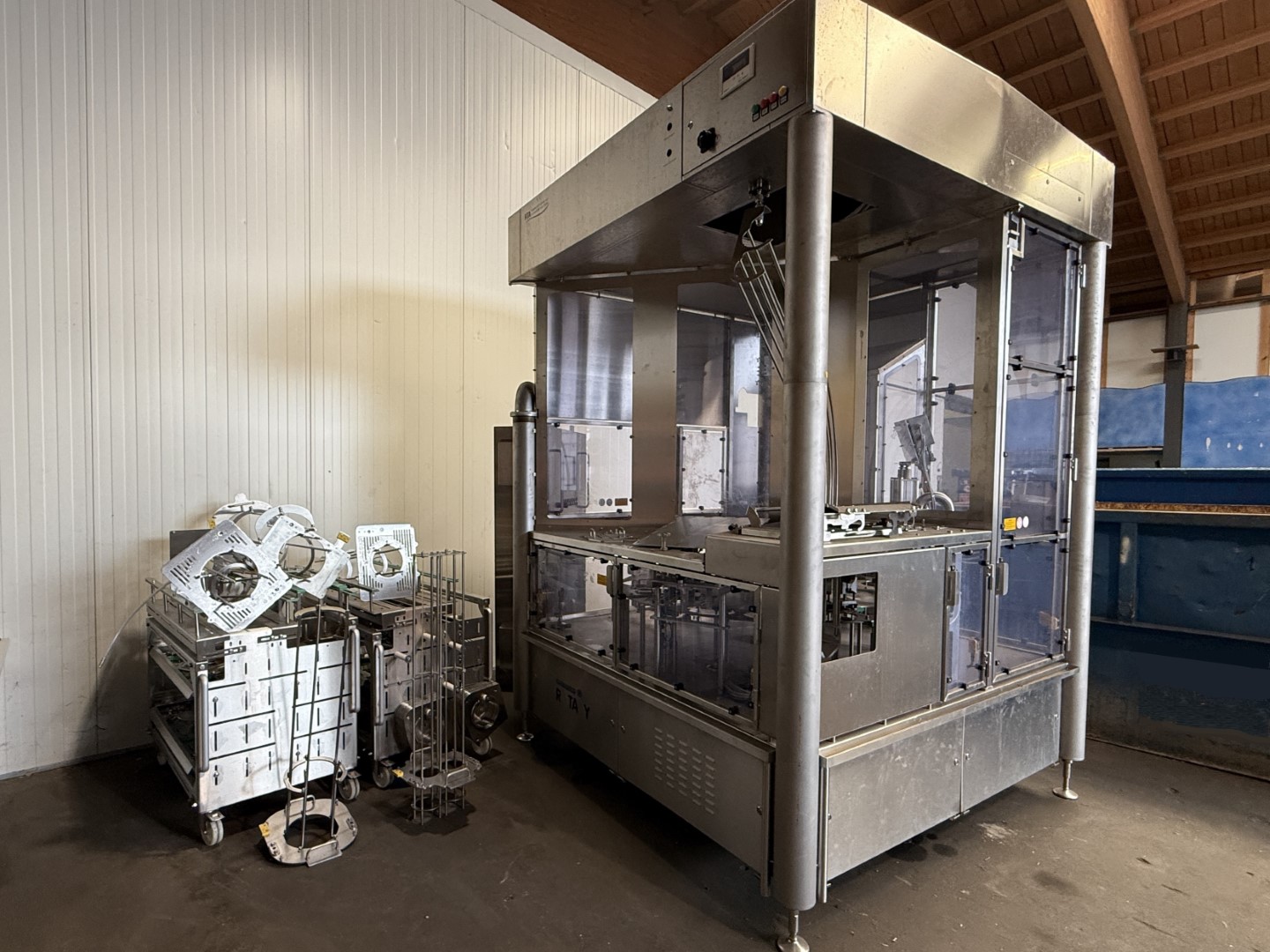 Used Cup filling and sealing machine Grunwald Rotary 12.000E/1-/2