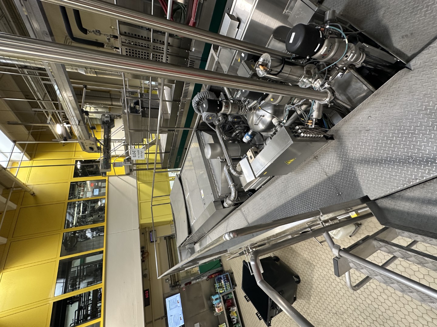 Used Aseptic Carton Filling Line: Shikoku S-PS80HA + 3x Elopak PLA-S30 Applicator + Oystar A+F Packer