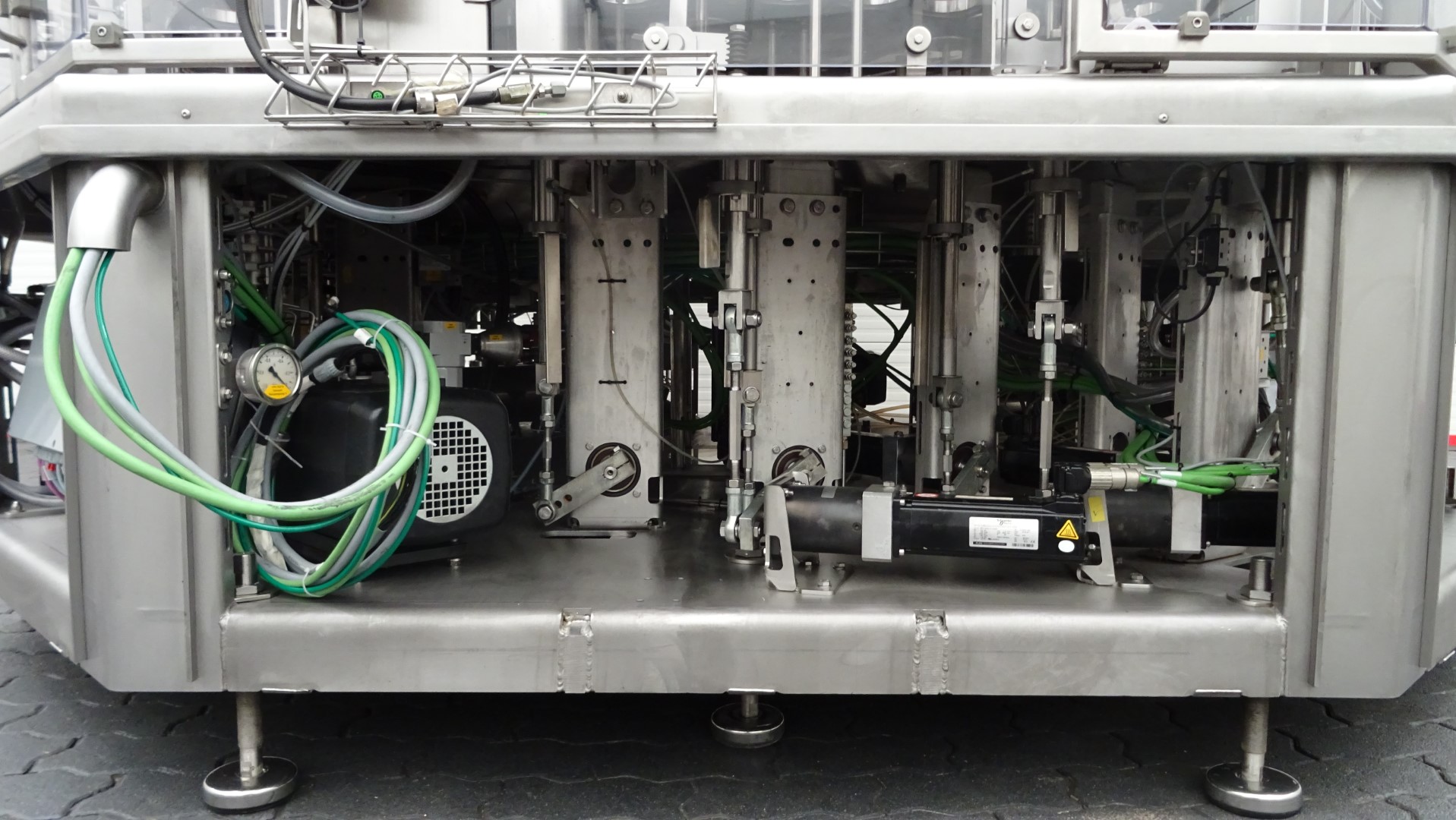 Used Aseptic cup filling, sealing and snap cap machine - Waldner Dosomat 16.6AS