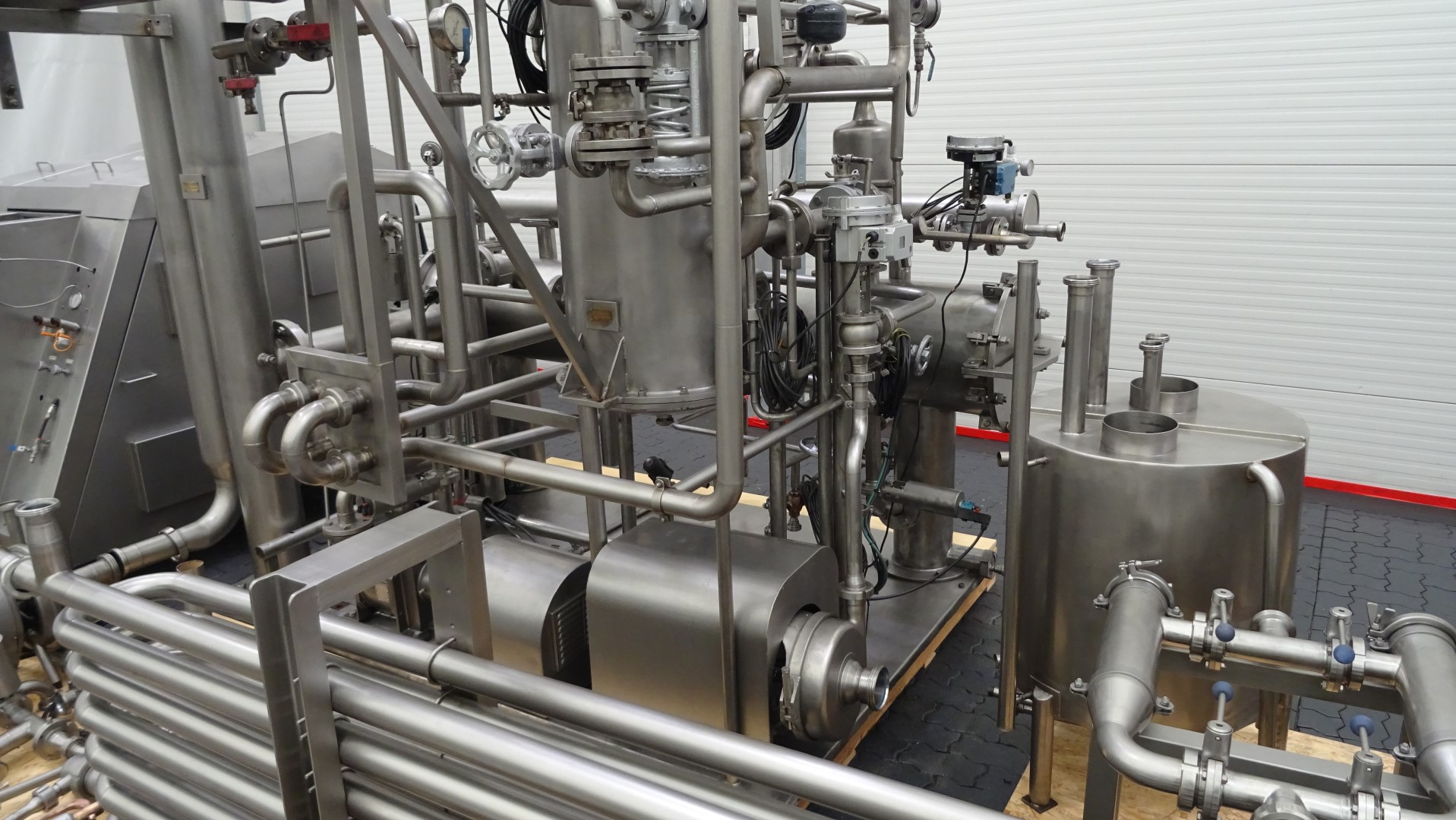 Used Direct steam injection (DSI) UHT with aseptic homogeniser - APV DSI + APV Gaulin MC 45-5TPSX