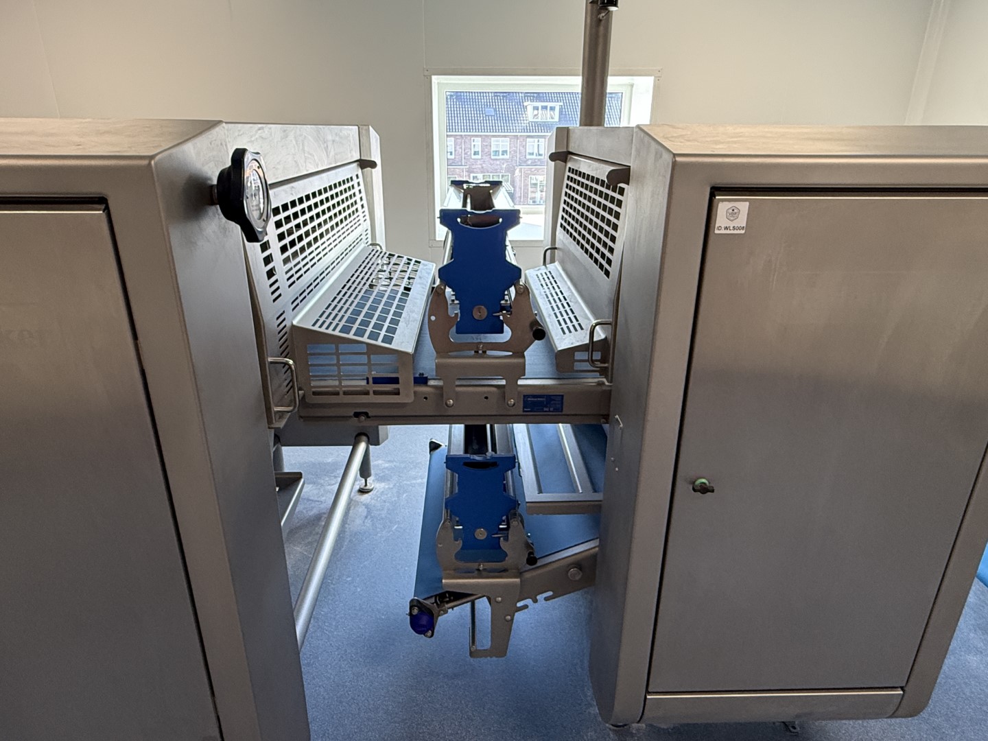 Used Dough processing / rollout line - Rademaker sheeting line with universal line and Packo nitrogen freezer