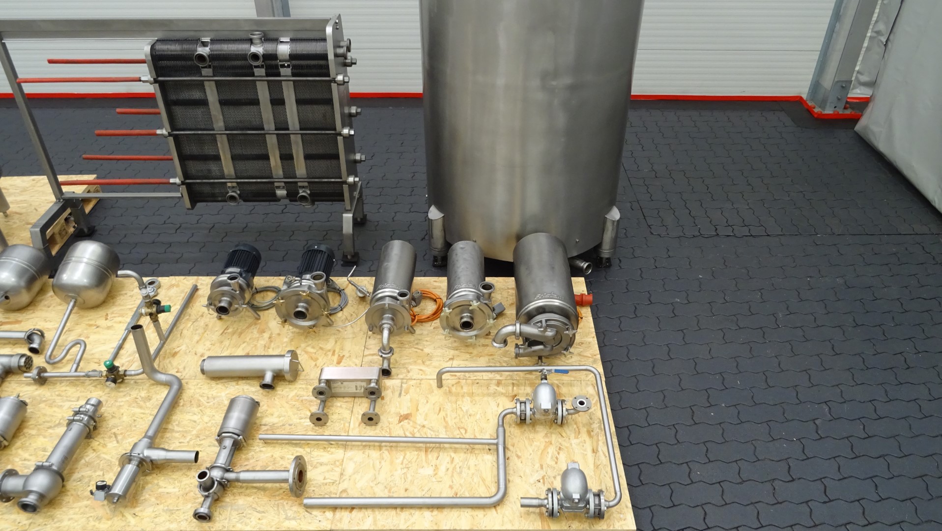 Used Pasteuriser / Plate Heat Exchanger / PHE - Tetra Pak / Alfa Laval C6-SR