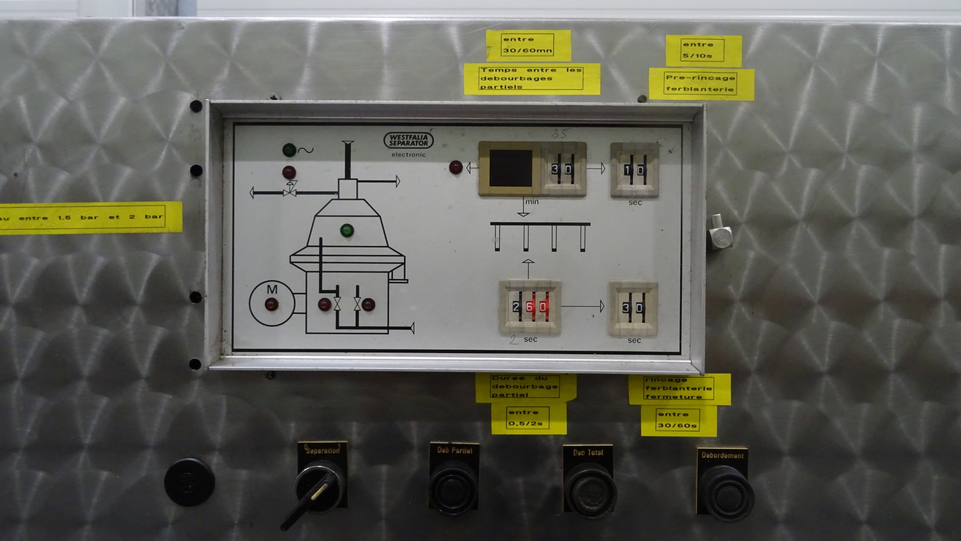 Used Cream Separator GEA Westfalia SAMM 20006