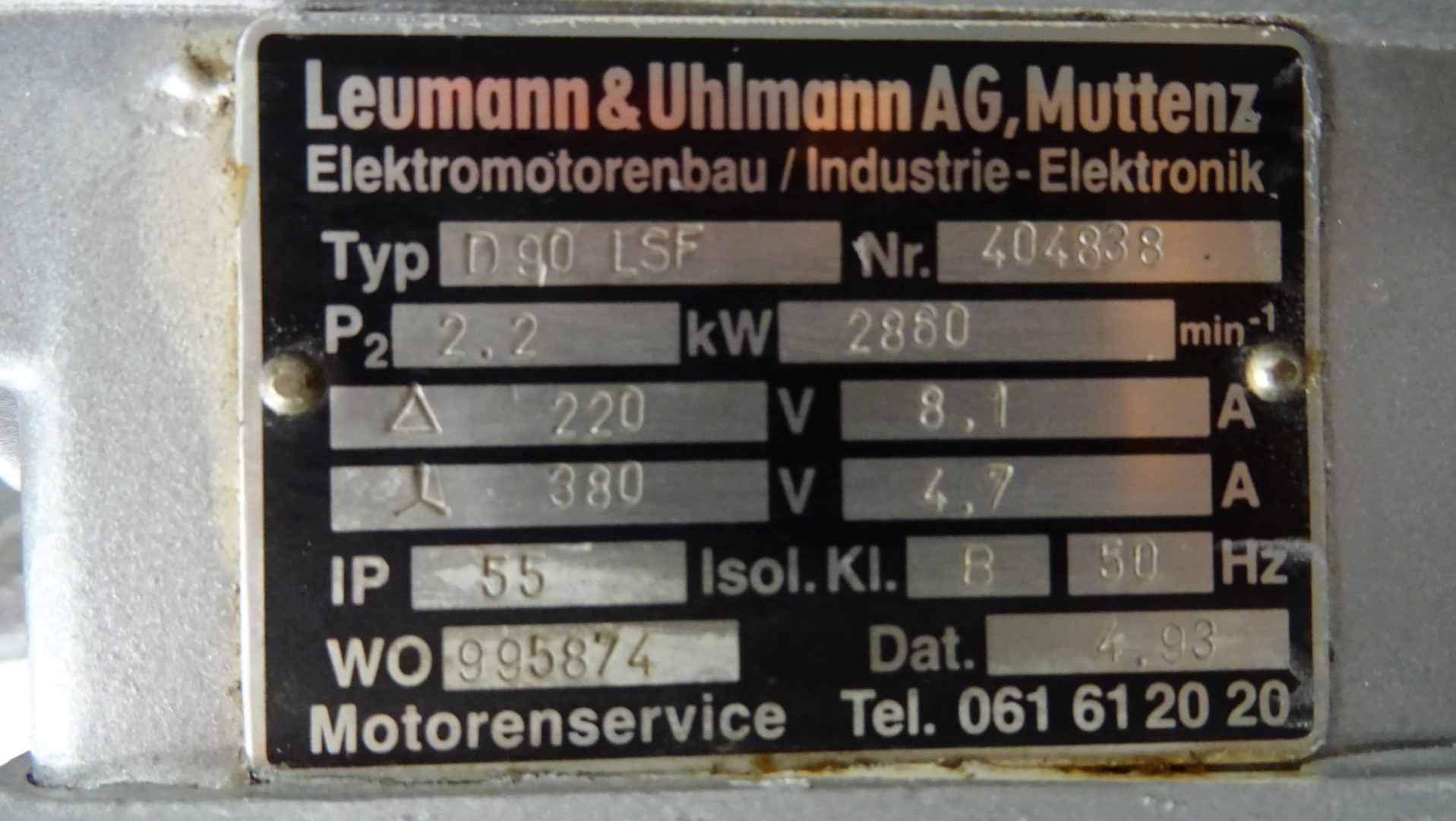 Used Toothed Colloid Mill - Fryma MZM / VK-7