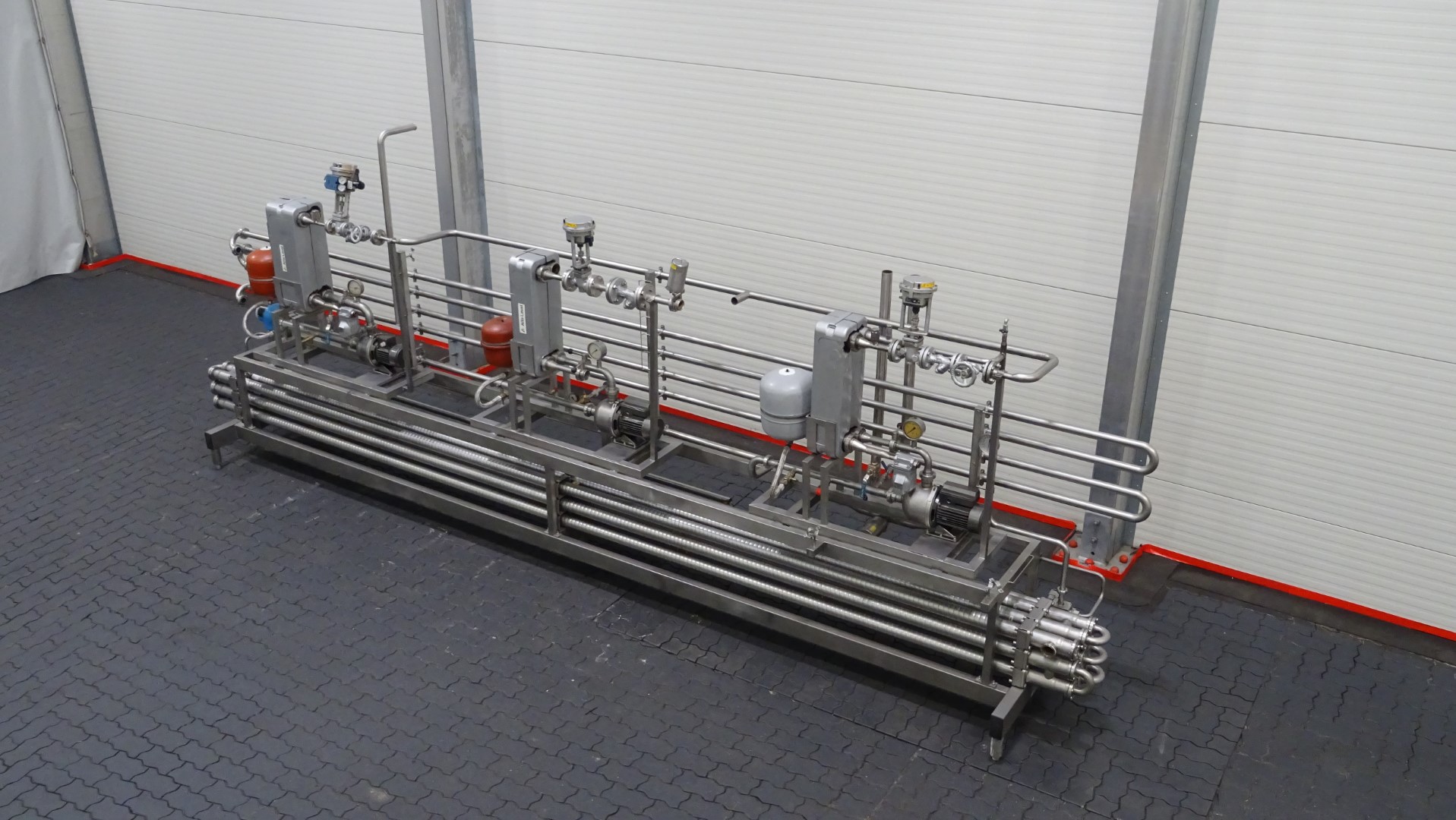 Used Tubular Heat Exchanger (THE) - Tetra Pak Tetra Spiraflo MT-70/4x16s-6-1