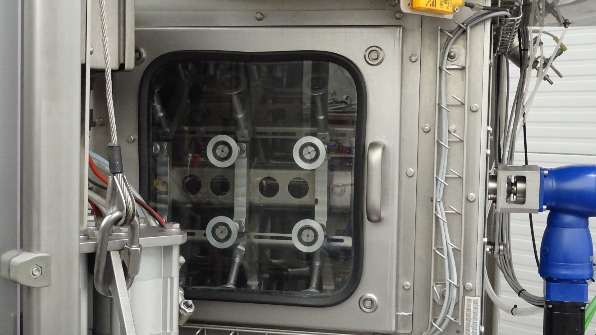 Used Aseptic cup filling, sealing and snap cap machine - Waldner Dosomat 16.6AS