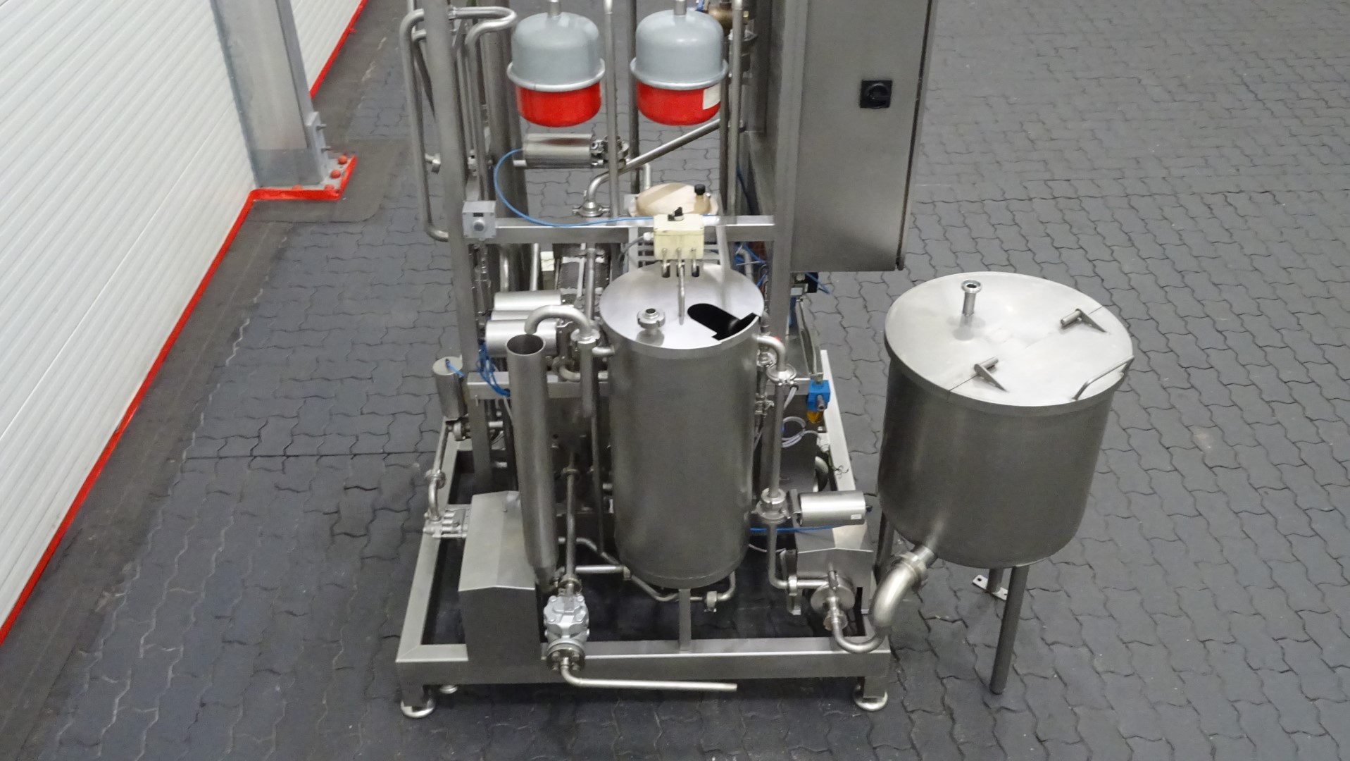 Used UHT Pilot plant with aseptic homogeniser and filling chamber - APV UHT pilot + Gaulin 396 MCP 4-2,5TBS