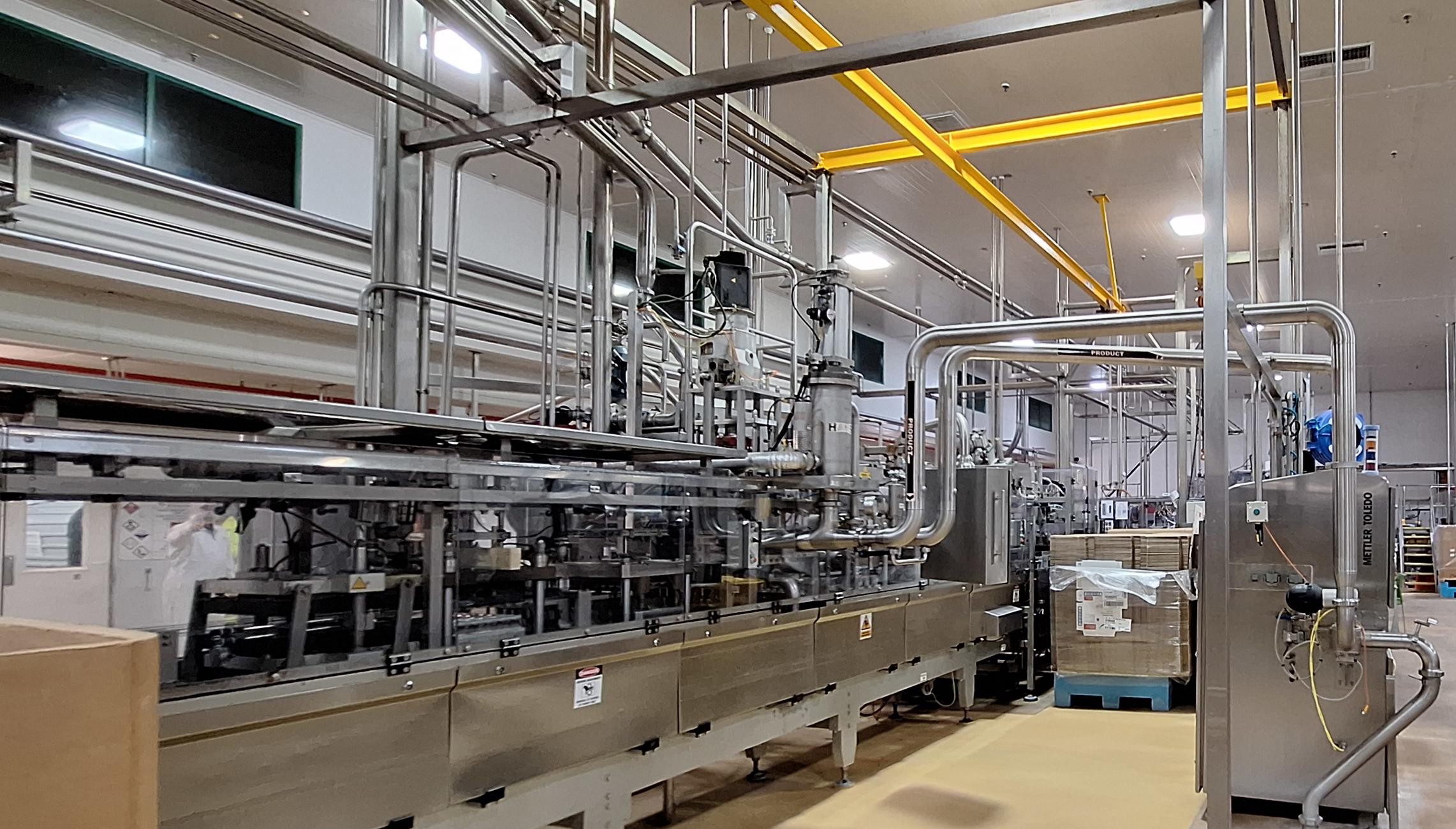 Used Form Fill Seal Machine (FFS) for mini-portions of butter Hassia THL 30/37