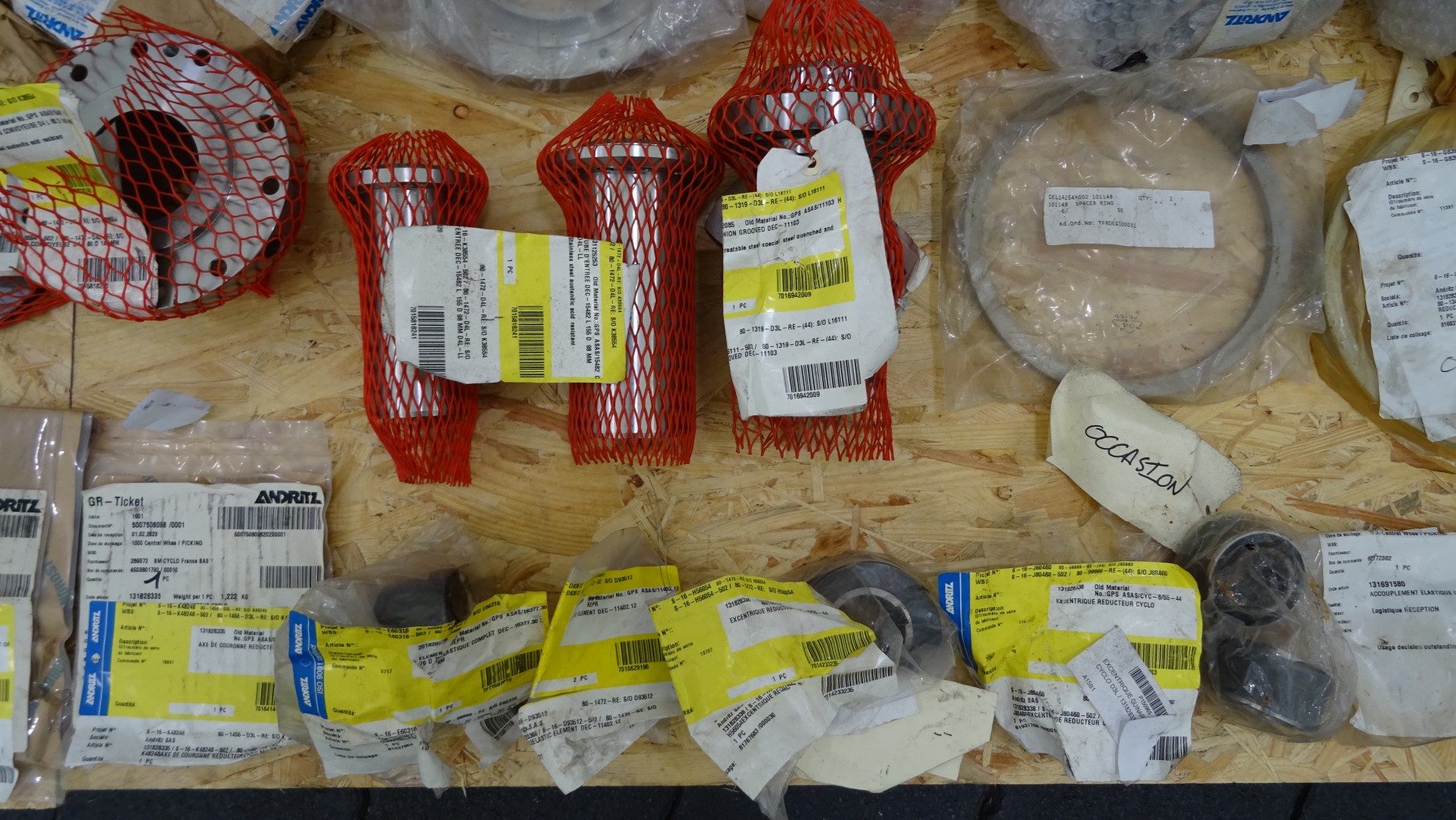 Used Big lot of Andritz Decanter Centrifuge spare parts