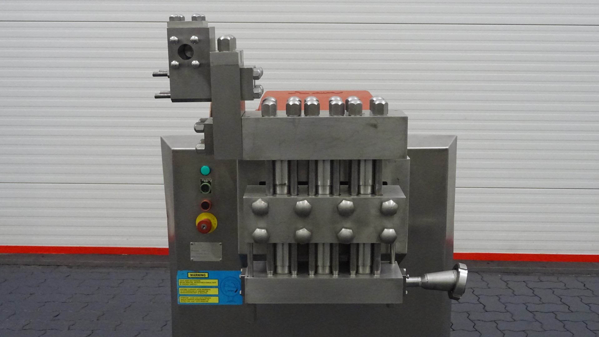 Used High Pressure Homogeniser Rannie BT.30.56