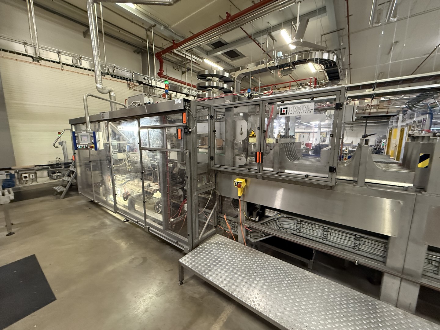 Used Complete can filling and closing line for liquids (nutrition) in 250 gram aluminium cans