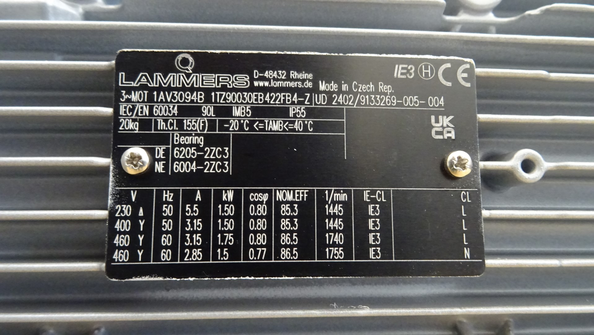 Used Single-stage centrifugal pump in block design Edur NNUBXS 80-160 G170V