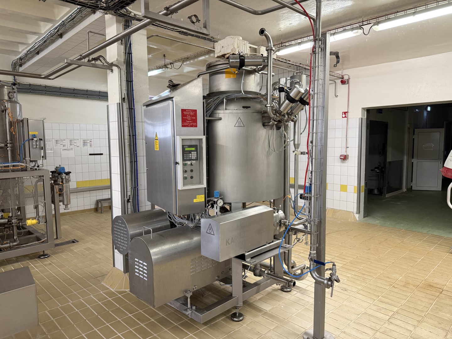 Used Complete processing line for the production of processed UHT cheese - Karl Schnell - 200 up to 750 kg per hour