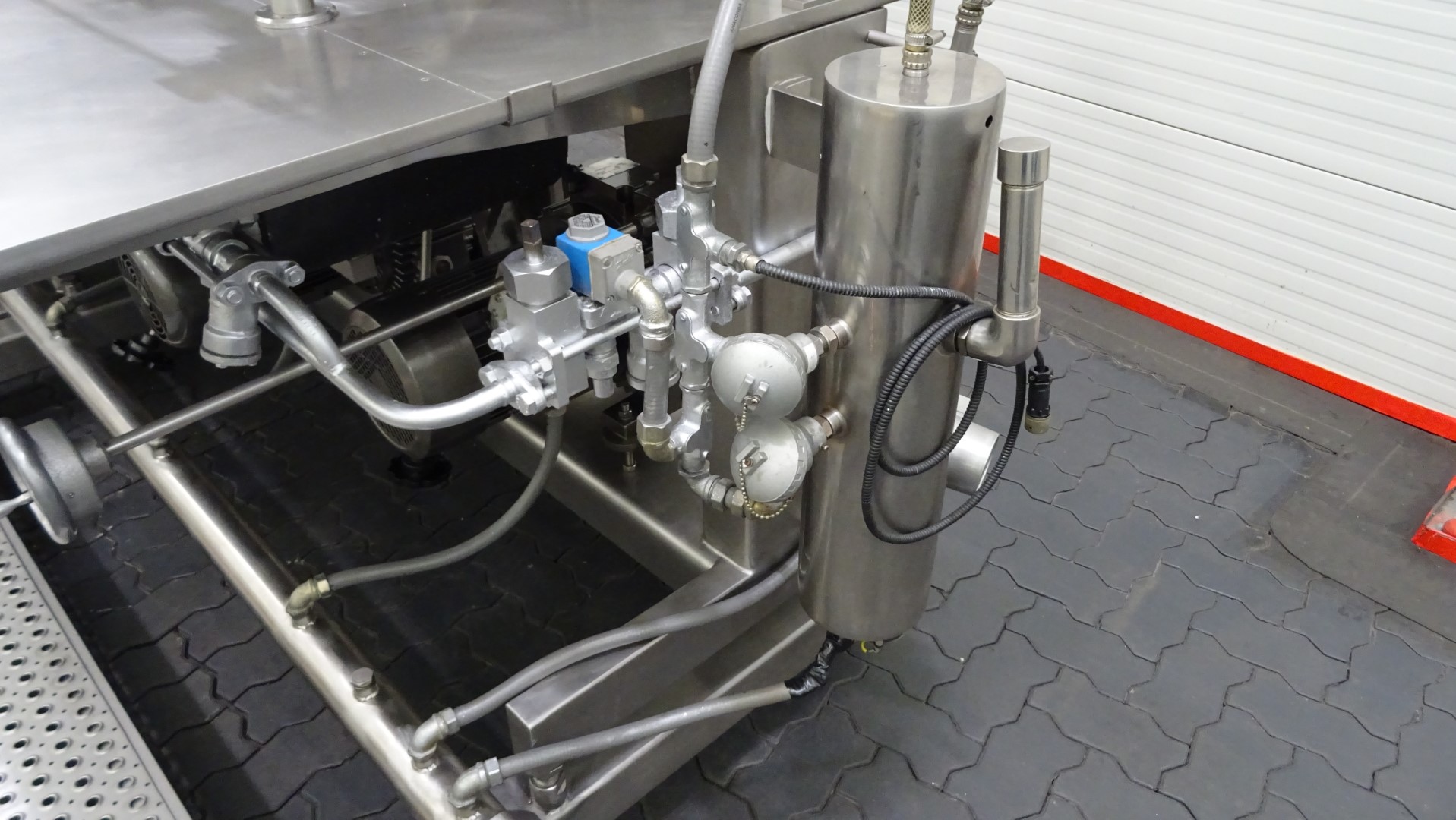 Used Margarine Pilot Plant - Gerstenberg & Agger HP Pump + Perfector 3x57 + Pin rotor + Inverter and Cooling Unit R22