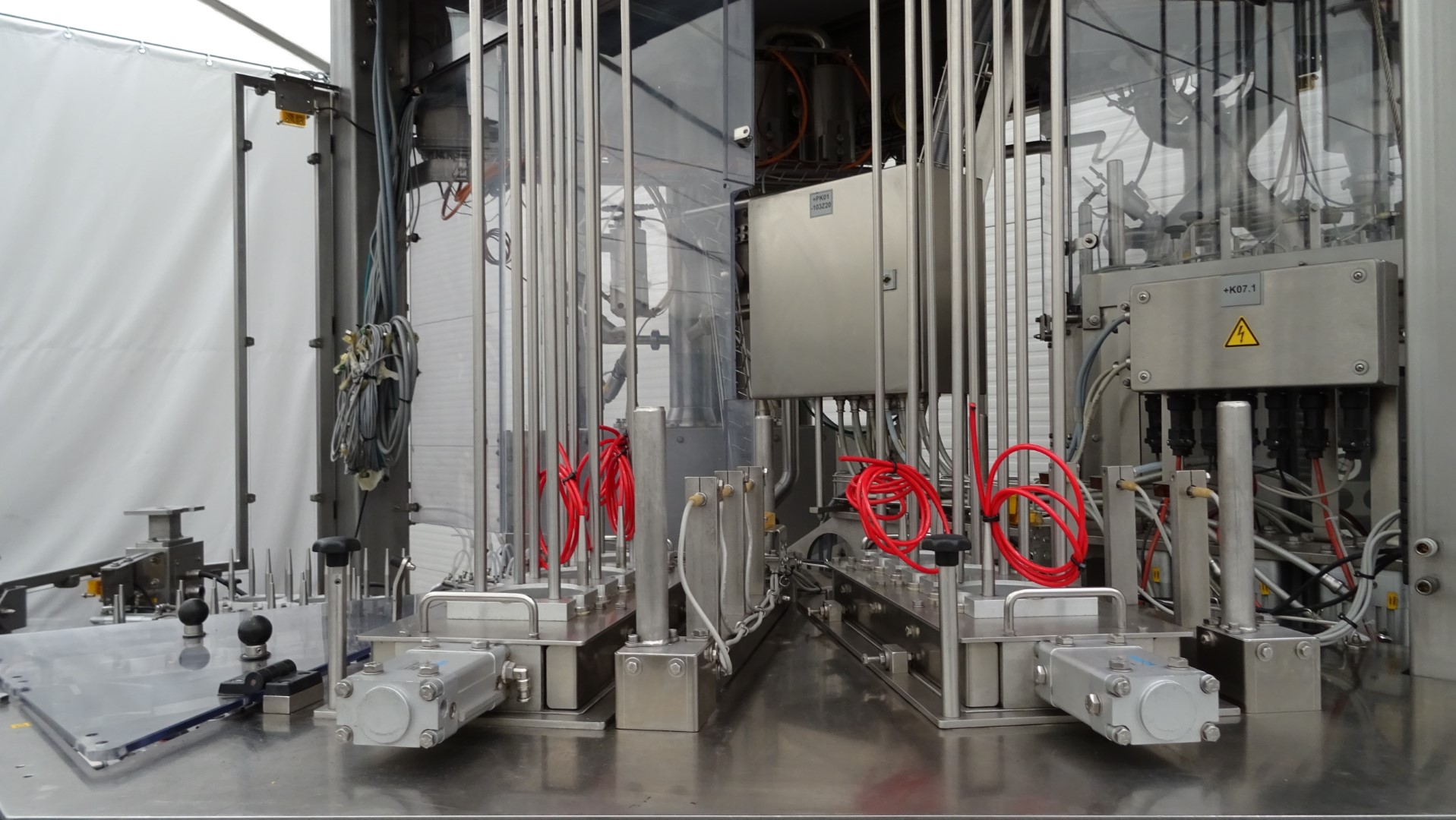 Used Aseptic cup filling, sealing and snap cap machine - Waldner Dosomat 16.6AS