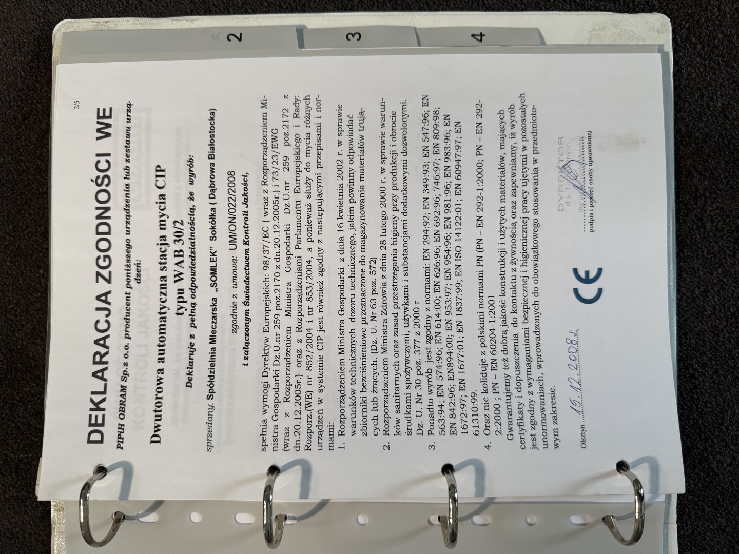 Used Complete 2-Lane CIP Unit with 3 Tanks - Obram WAB - 30/2