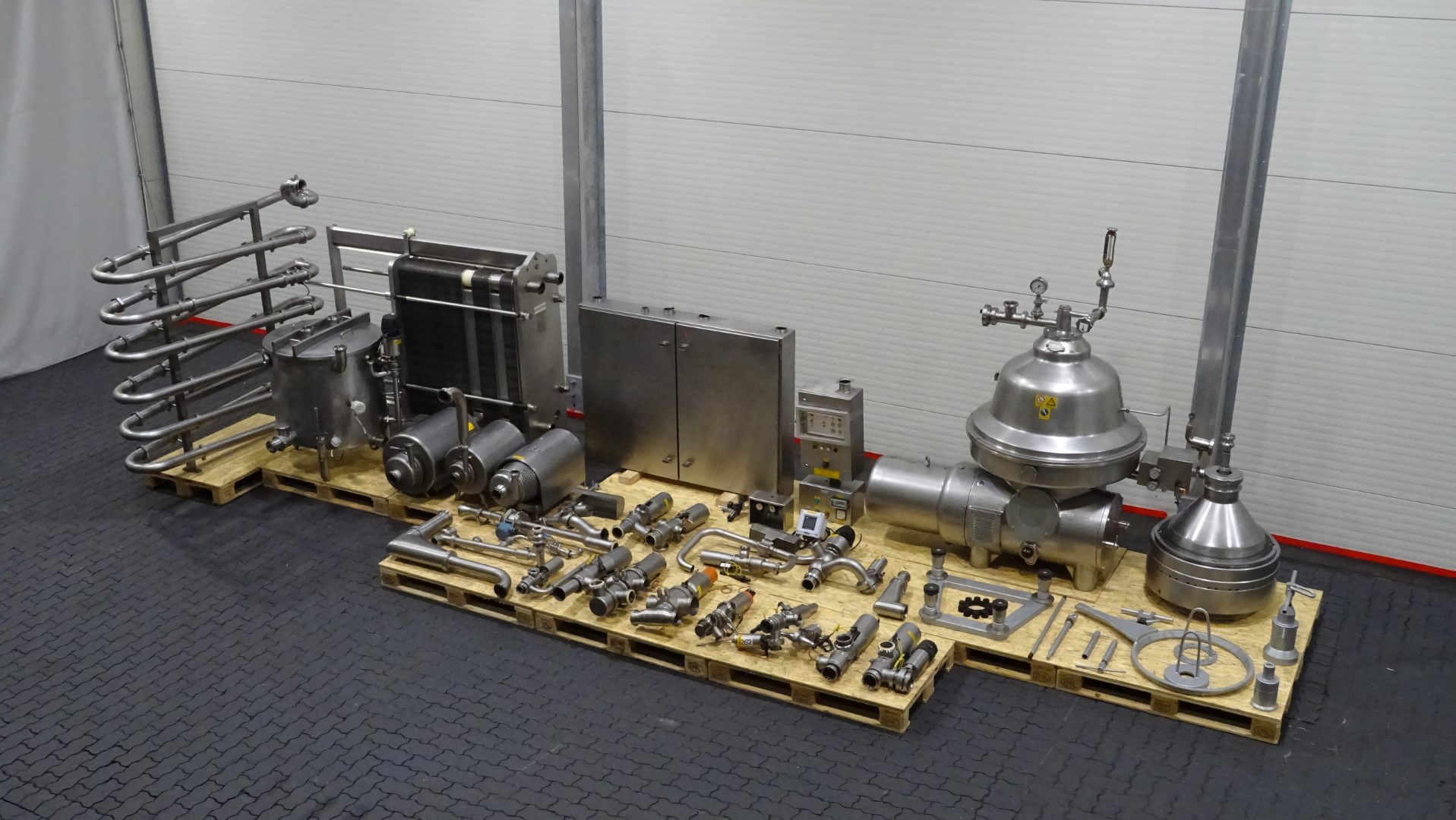Used Pasteurization line 02 - 25.000 ltr/h - GEA Westfalia and APV